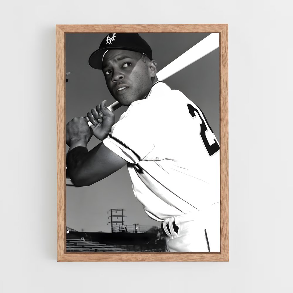 Poster Willie mays – affiche Baseball (vue 4)